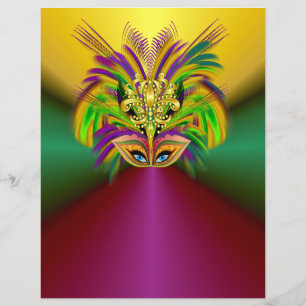 Lámina Máscara-Mardi-Gras-La-Reina-V-2