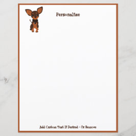 Lámina Mascota de cachorros chihuahua