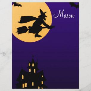 Lámina Mason Halloween Letterhead