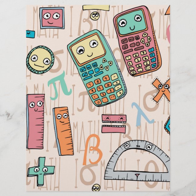 Lámina Matemáticas Felices (Anverso)