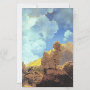 Lámina Maxfield Parrish Mañana 1922 Nube Azul Arte Fino