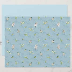Lámina May Birth Month Flower Hawthorn Lily Del Valle