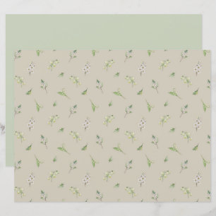 Lámina May Birth Month Flower Hawthorn Lily Del Valle