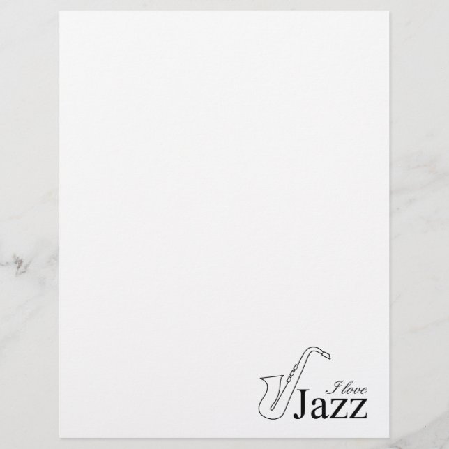 Lámina Me encanta el jazz (Anverso)