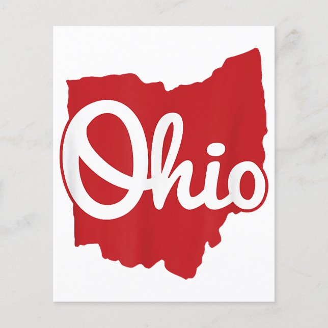 Lámina Me encanta mi guión de inicio de Ohio (Anverso)