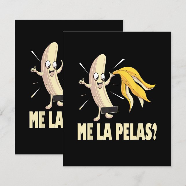 Lámina Me La Pelas (Anverso / Reverso)