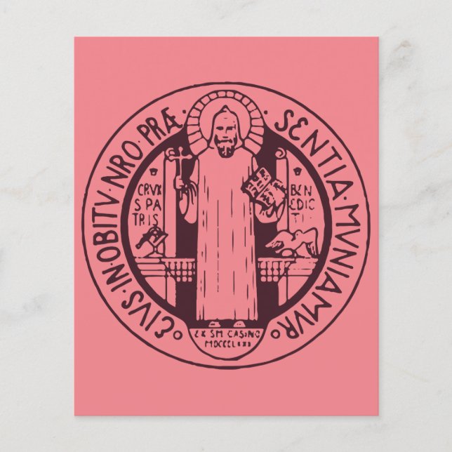 Lámina Medalla de San Benito (Anverso)