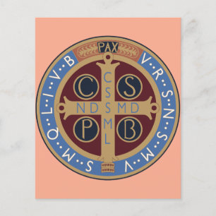 Lámina Medalla de San Benito