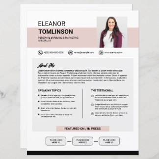 Lámina Media Press Kit Template