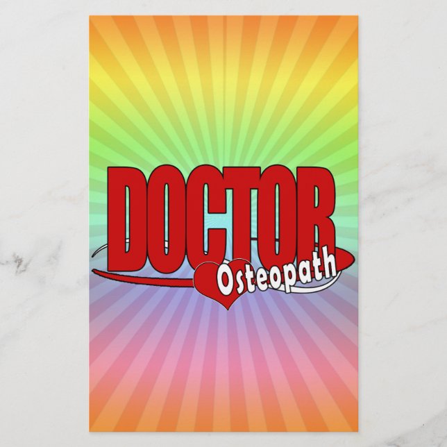 LÁMINA MÉDICA DE LOGO OSTEOPATH (Anverso)