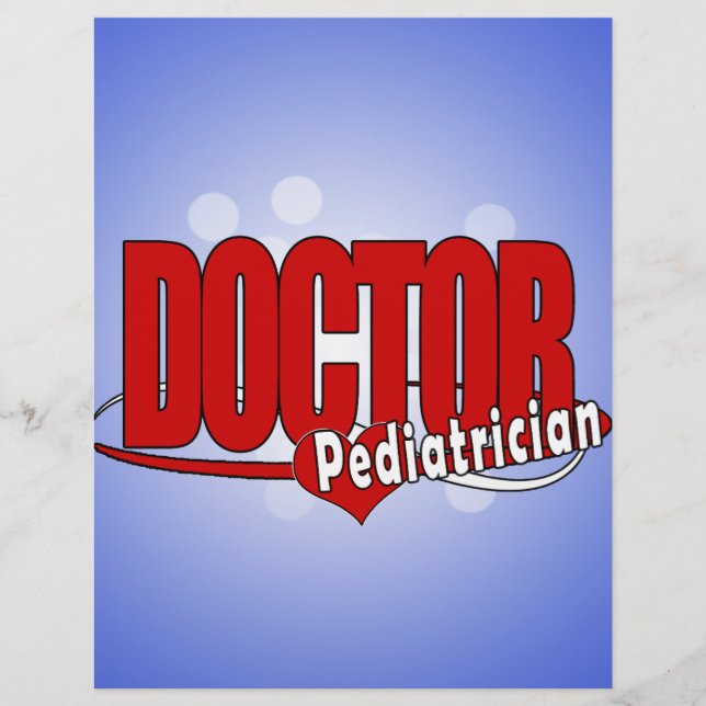 LÁMINA MÉDICA DE LOGO PEDIATRICIAN (Anverso)