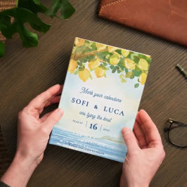 Lámina Mediterranean Lemon Grove Coastal Wedding