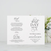 Mejor Día de la Historia, Boda Ceremonia plegable