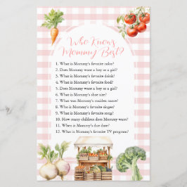 Lámina Mejor juego de mami de mercado fresco de crecimien