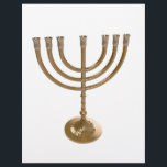 Lámina menorah de oro<br><div class="desc">Menora,  channukah,  oro metálico,  hannukah,  hebreo,  festividades,  judía,  judía,  judaísmo,  menorah,  chanukah,  hannuka,  channuka,  christmukah,  christmukah,  rabino judío</div>