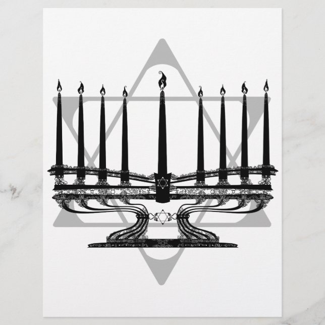 Lámina Menorah y Star I (Anverso)