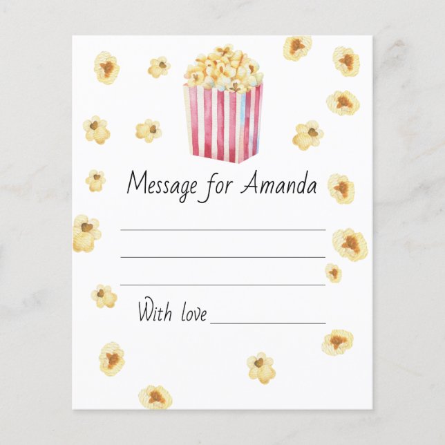 Lámina Mensaje de cápsula de la hora del cumpleaños de pa (Anverso)