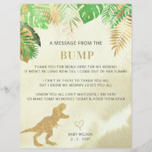 Mensaje de dinosaurio acuarela del Rótulo Bump