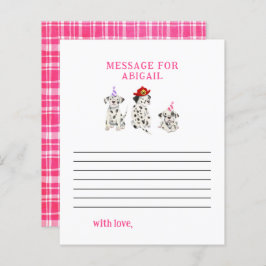 Lámina Mensaje de la cápsula de cumpleaños del Chica de b