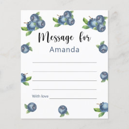 Lámina Mensaje de la cápsula de la hora de cumpleaños Blu