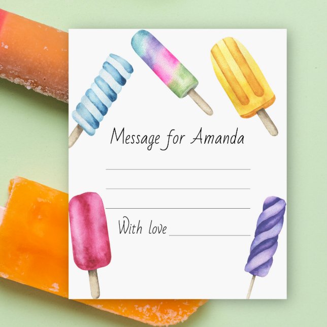 Lámina mensaje de la cápsula de la hora del cumpleaños de (Subido por el creador)