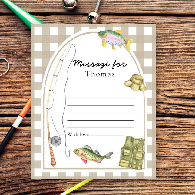 Lámina Mensaje de la cápsula del tiempo del pescador pequ (Subido por el creador)