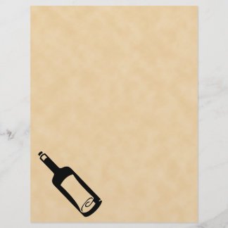 Lámina Mensaje en una botella.