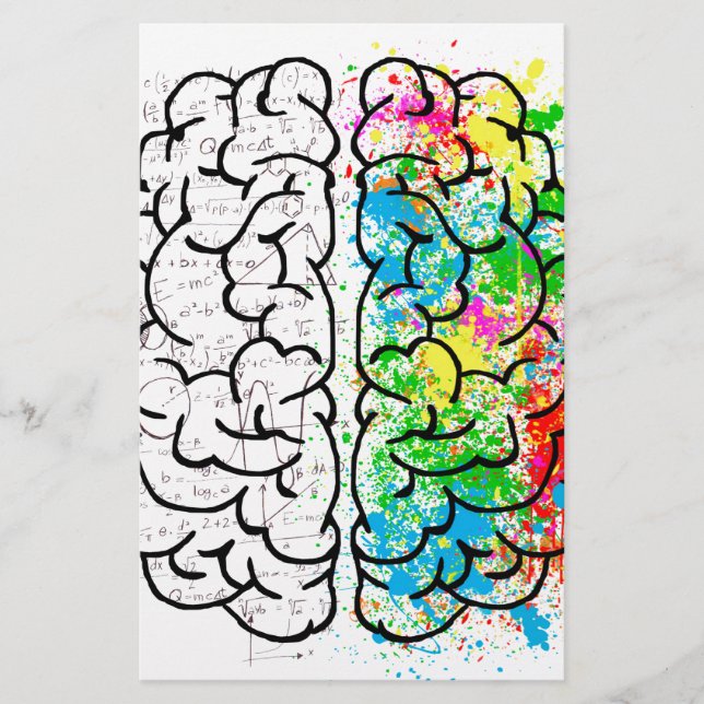 Lámina mente mental psicología ideas corazones (Anverso)