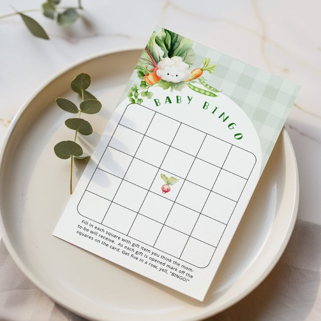 Lámina Mercado de los granjeros Bingo Bebé juego de ducha (Subido por el creador)