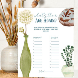 Lámina Mercado francés - Bebé, ¿cuál es su edad de nuevo?