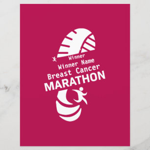 Lámina Mercancías de eventos promocionales de maratón de