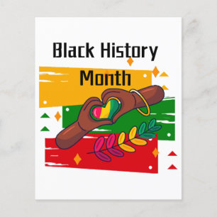 Lámina Mes de la Historia Negra celebrando el auge juntos
