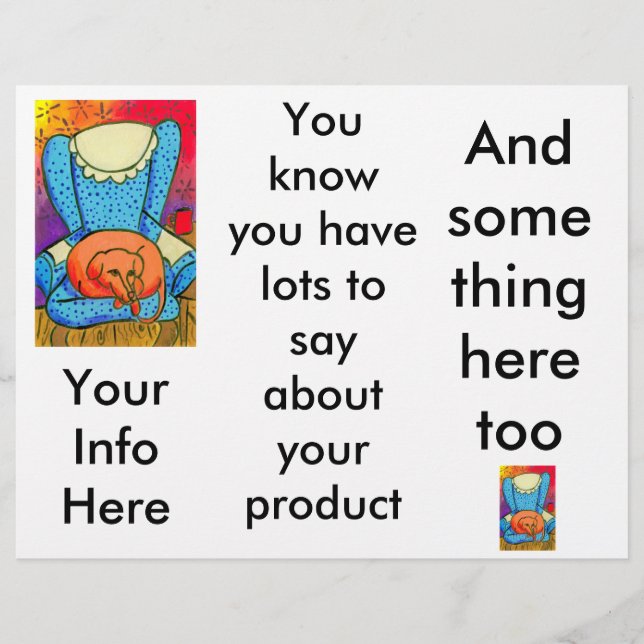 Lámina Mi asiento ahora, Brochure (Anverso)