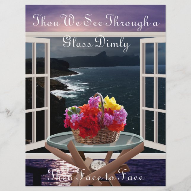 Lámina Mi Gracia es suficiente/ Aunque veo papel (Anverso)