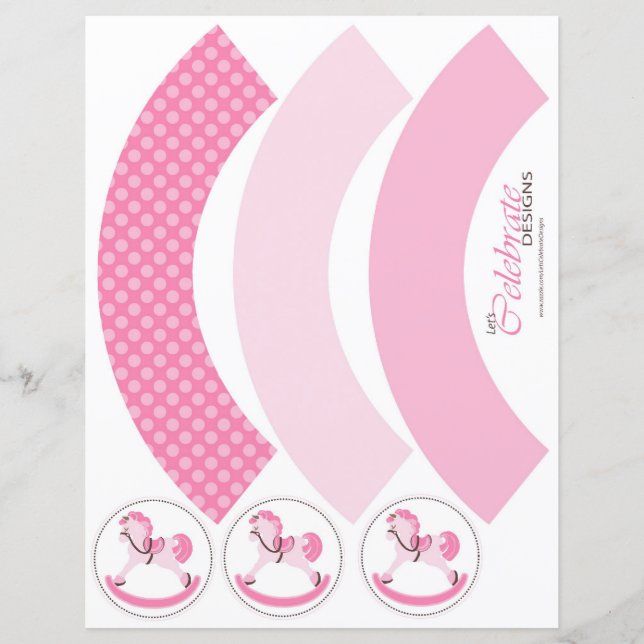 Lámina Mi Pequeño Pony Cupcake Wraper (Anverso)