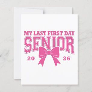 Lámina 🎀 Mi Último Primer Día Senior 2026