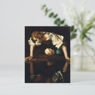 Lámina Michelangelo Merisi da Caravaggio "Narcissus"