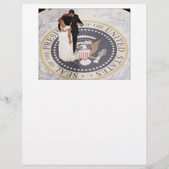 Lámina Michelle y Barack Obama (Anverso)