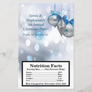 Lámina Microwave Popcorn Wrapper Winter Snowflake Ornamen