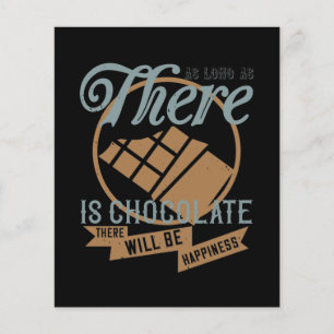 Lámina Mientras Haya Chocolate, Habrá Happi