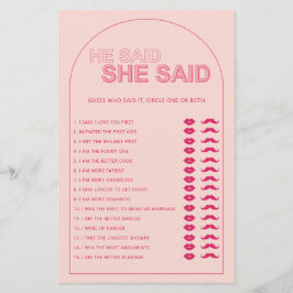 Lámina Minimalista dijo que dijo que el juego de la ducha