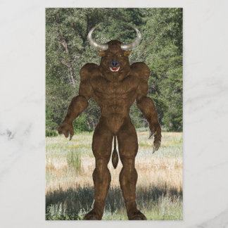 Lámina Minotauro griego