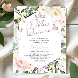 Lámina Mis Quince | Invitación española de Floral Quincea