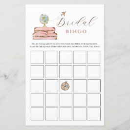 Lámina Miss a la Sra. Bridal Shower Bingo