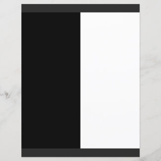 Lámina mitad blanca mitad negra, mitad negra mitad blanca