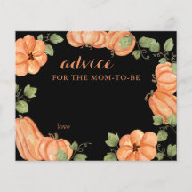 Moda Black Fall Pumpkin Baby Shower Consejos