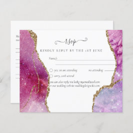 Lámina Moda de Boda Purpurina de Oro de Oro de color rosa