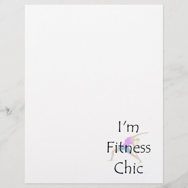 Lámina MODA de fitness superior (Anverso)