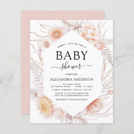 Lámina Moda del Boho presupuestal Baby Shower del desiert