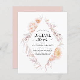 Lámina Moda del Boho presupuestal Ducha de novia del desi